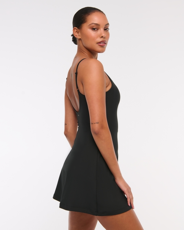 YPB sculptLUX Apron Dress, Black view 2