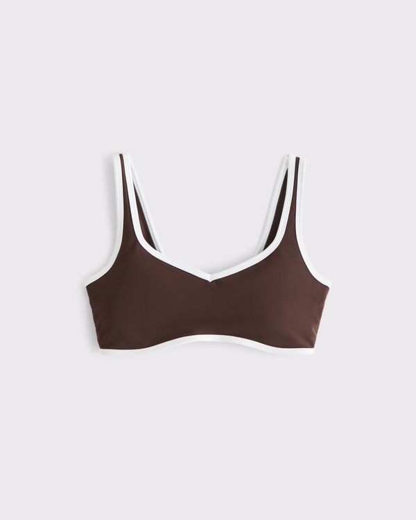 YPB studioFLEX Sports Bra, Coffee view 1