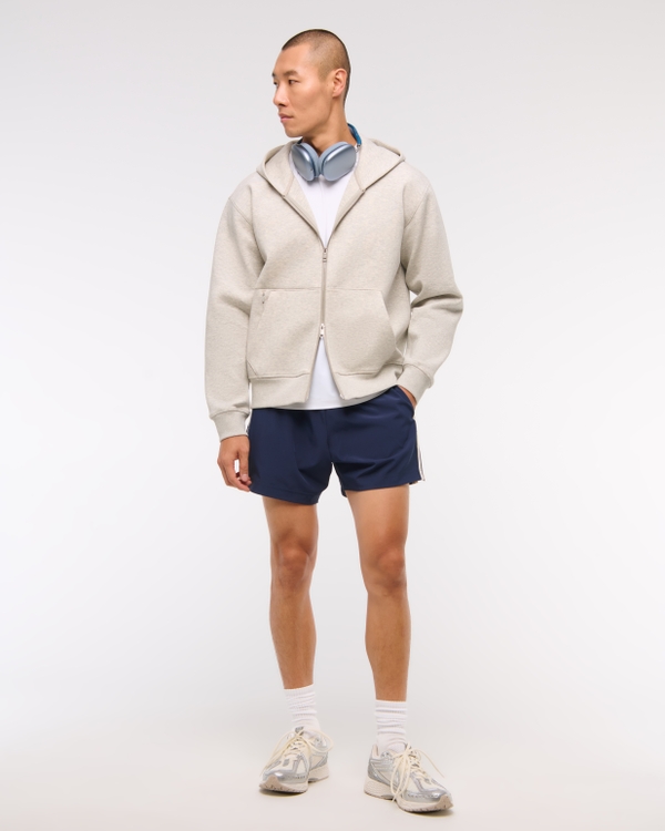 YPB motionTEK Retro Short, Navy view 1