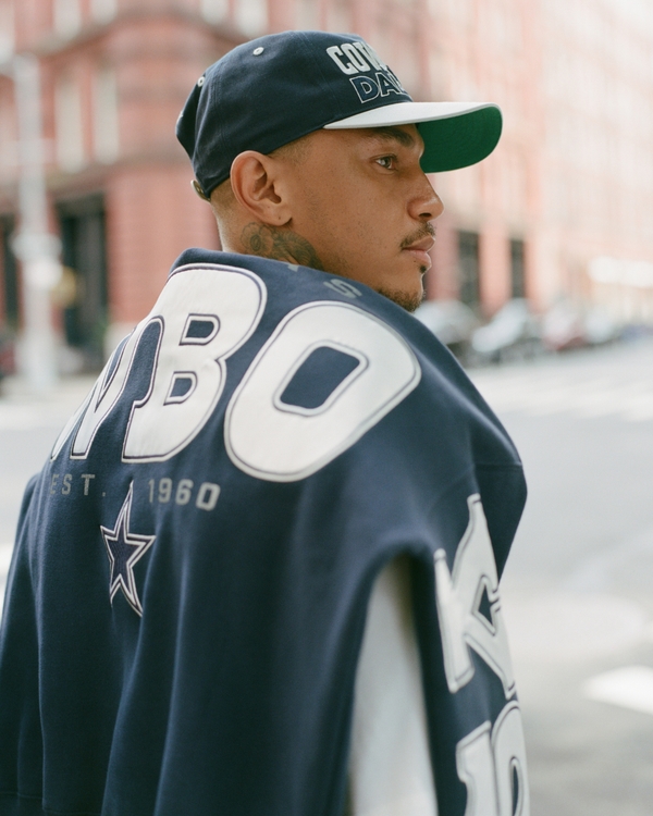 Dallas Cowboys Graphic Crew Sweatshirt, Sapphire view 2