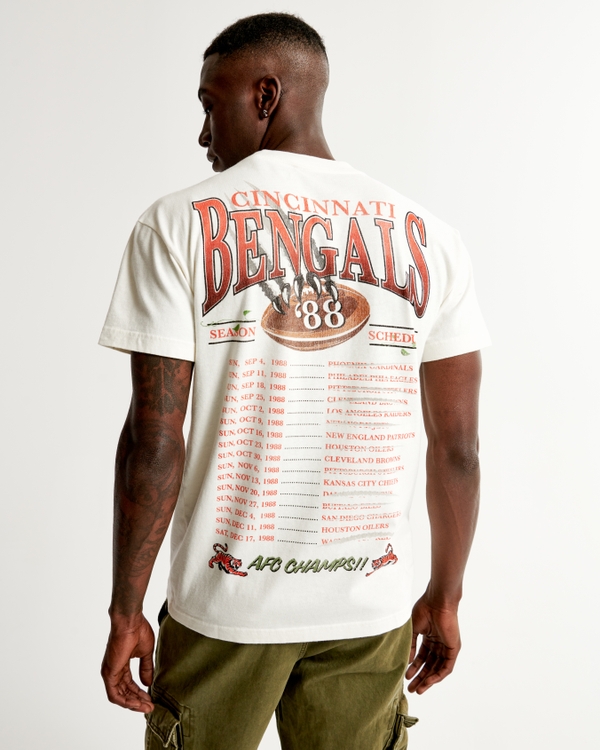 Cincinnati Bengals Graphic Tee, Off White view 2