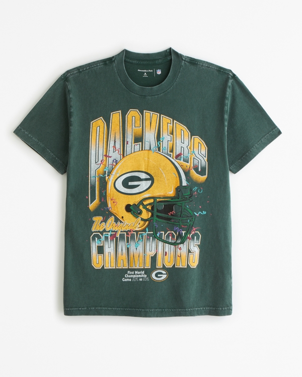 Green Bay Packers Graphic Tee, Deep Green view 1