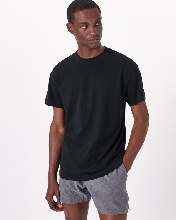 Relaxed Essential Tee, Black view 1