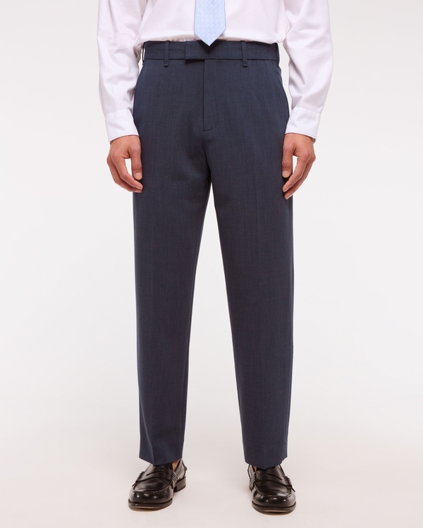 The A&F Collins Suit Pant, Navy Texture view 1
