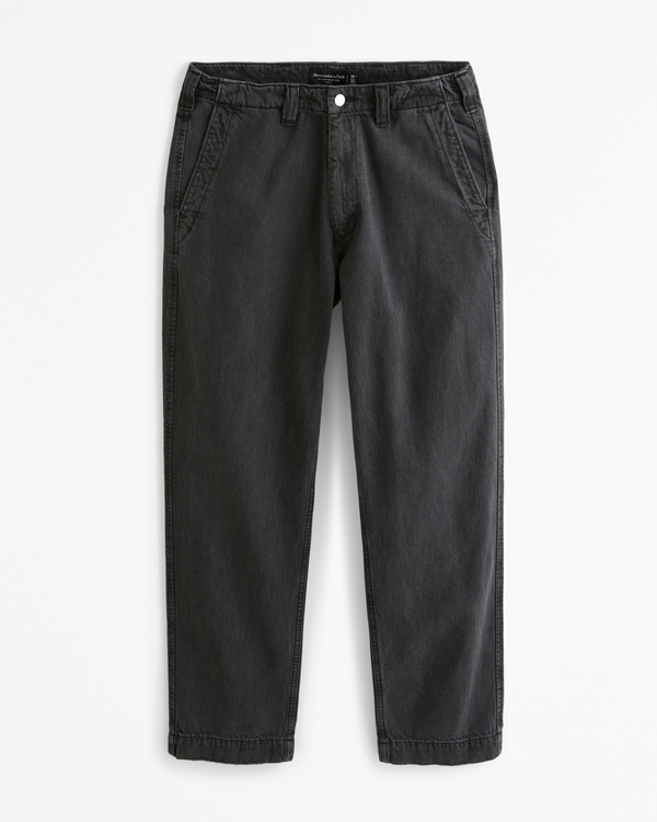 Lightweight Loose Jean, Washed Black view 2