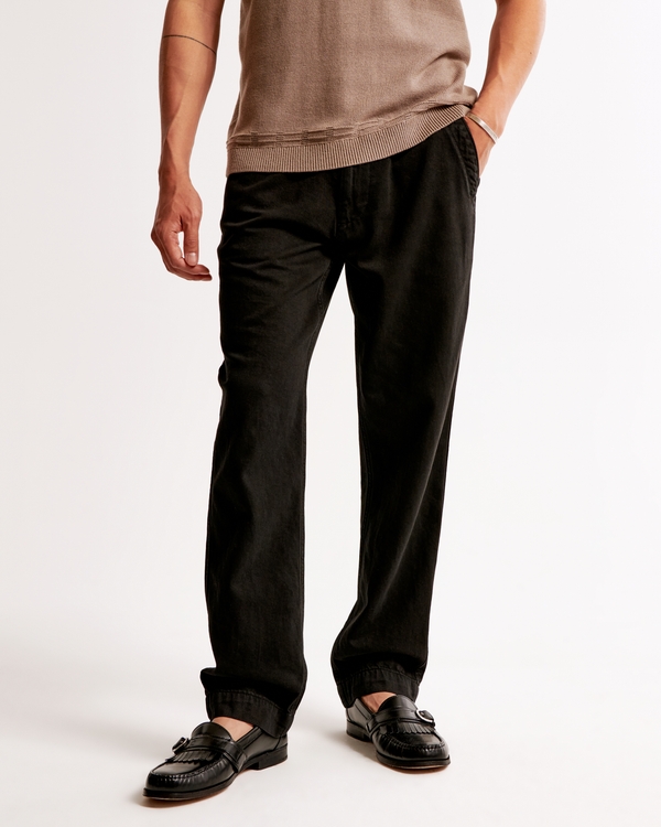 Lightweight Loose Jean, Black view 2
