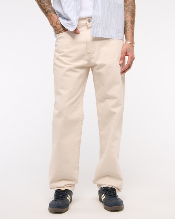 Loose Jean, Cream Wash view 2