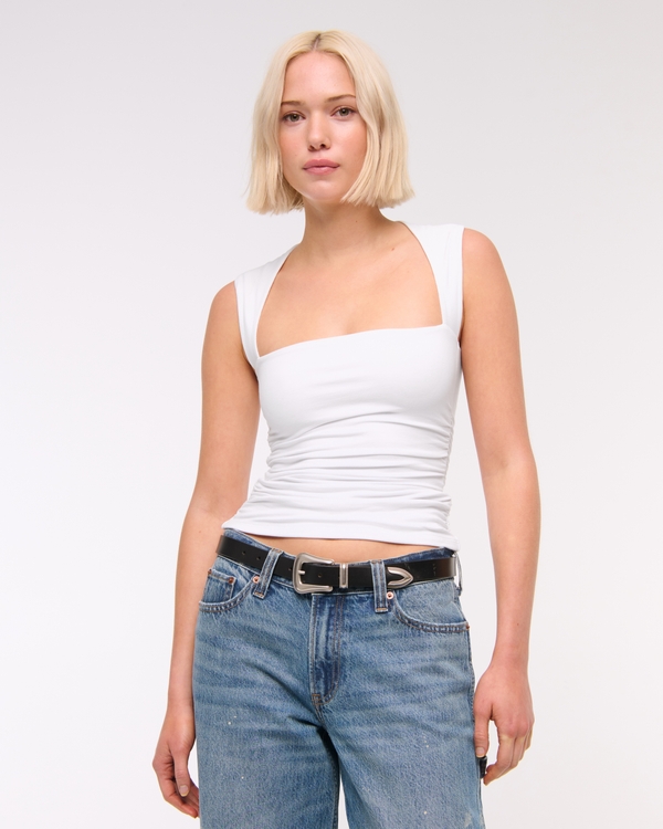 The A&F Ava Top, White view 2