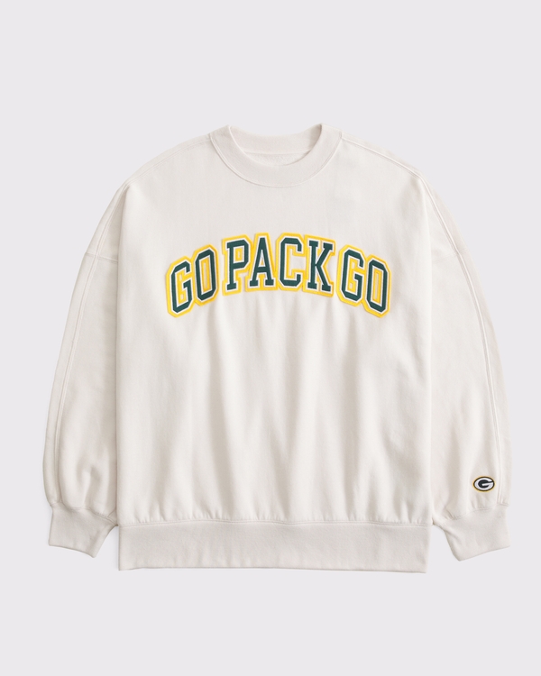 Green Bay Packers Graphic Oversized Sunday Crew, Packers view 1