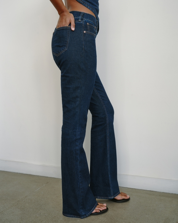 Curve Love Mid Rise Bootcut Jean, Dark Rinse view 2