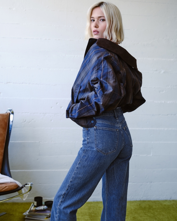 High Rise 90s Relaxed Jean, Medium Marble view 2