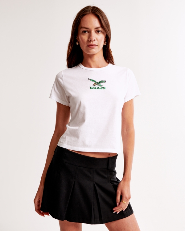 Short-Sleeve Philadelphia Eagles Graphic Skimming Tee, Eagles view 1