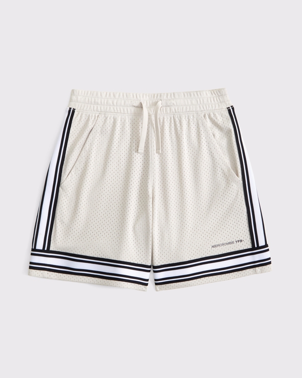 ypb mesh shorts, Stone view 1
