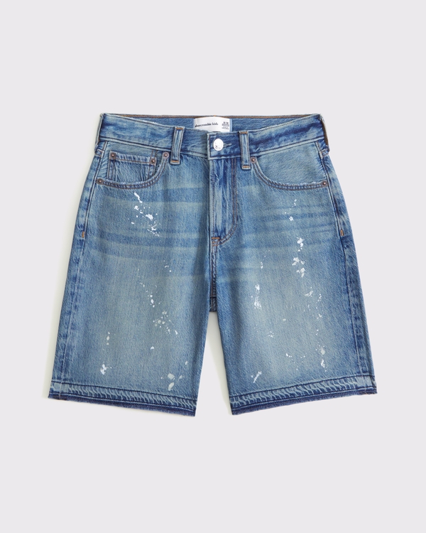cargo jorts, Medium Wash view 1