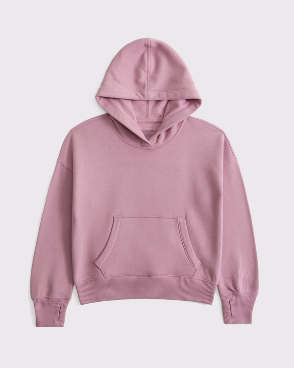 essential popover hoodie, Light Mauve view 1
